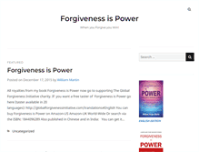 Tablet Screenshot of forgiveness-is-power.com
